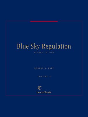 cover image of Blue Sky Regulation